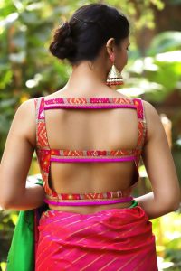Back Side Blouse Designs Latest Trends