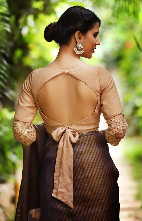 Back Side Blouse Designs