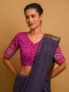 Bandhani Blouse Designs