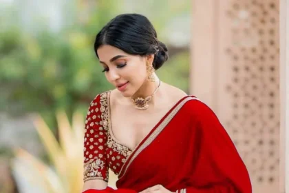 Blouse Designs for Red Sarees to