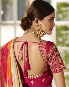 Kathpadar Blouse Designs