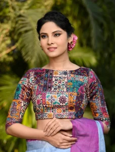 Printed Blouse Designs
