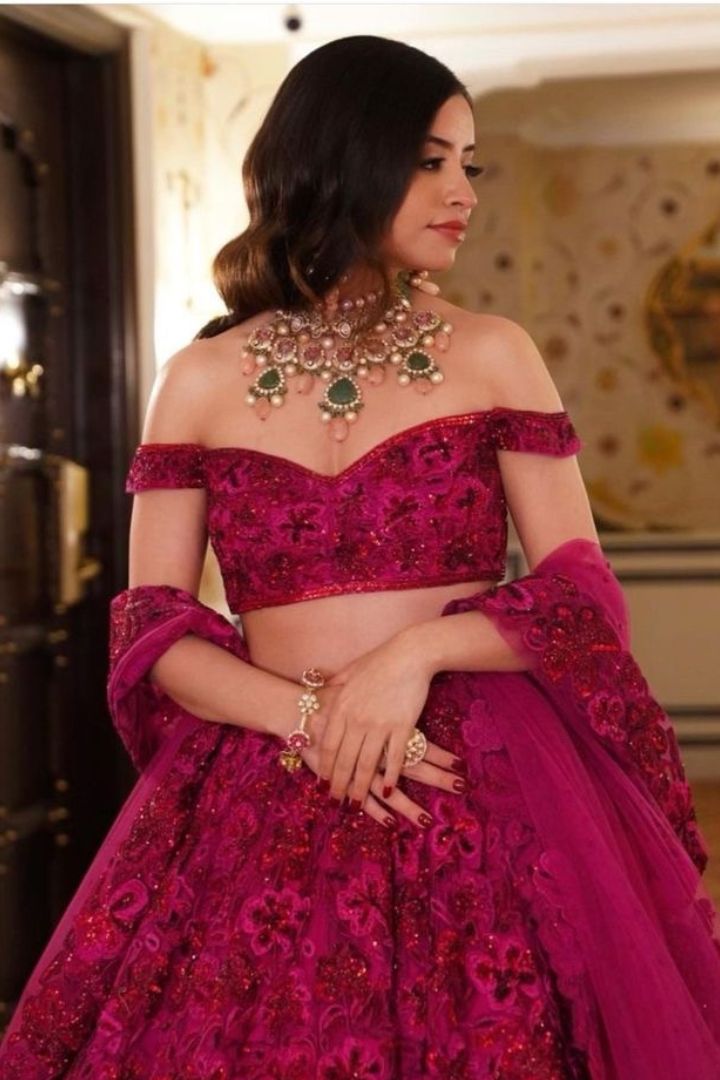 Off-Shoulder Bridal Blouse