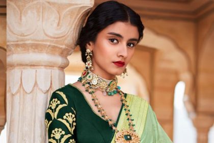 Green Blouse Designs