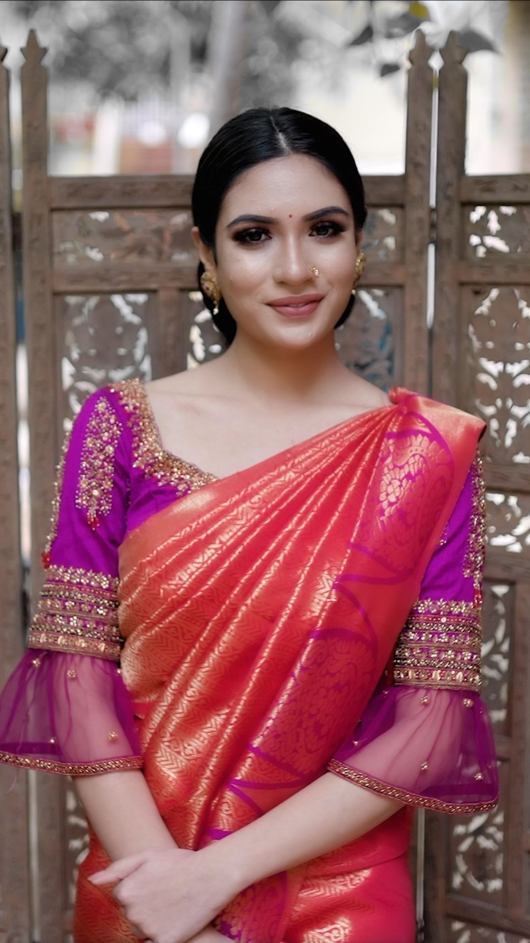 Statement Sleeve Blouse