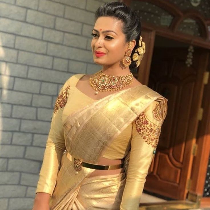 Blouse Design Models for Gold Color