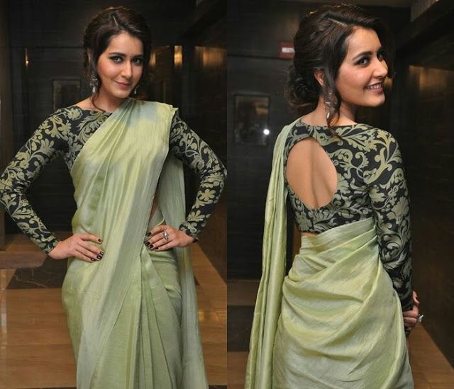 Full Sleeve Blouse Designs: Front and Back