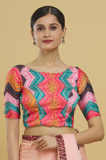 Geometric patterns in various colors