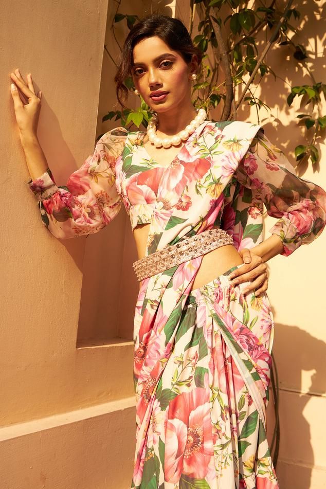 multi-colored floral patterns