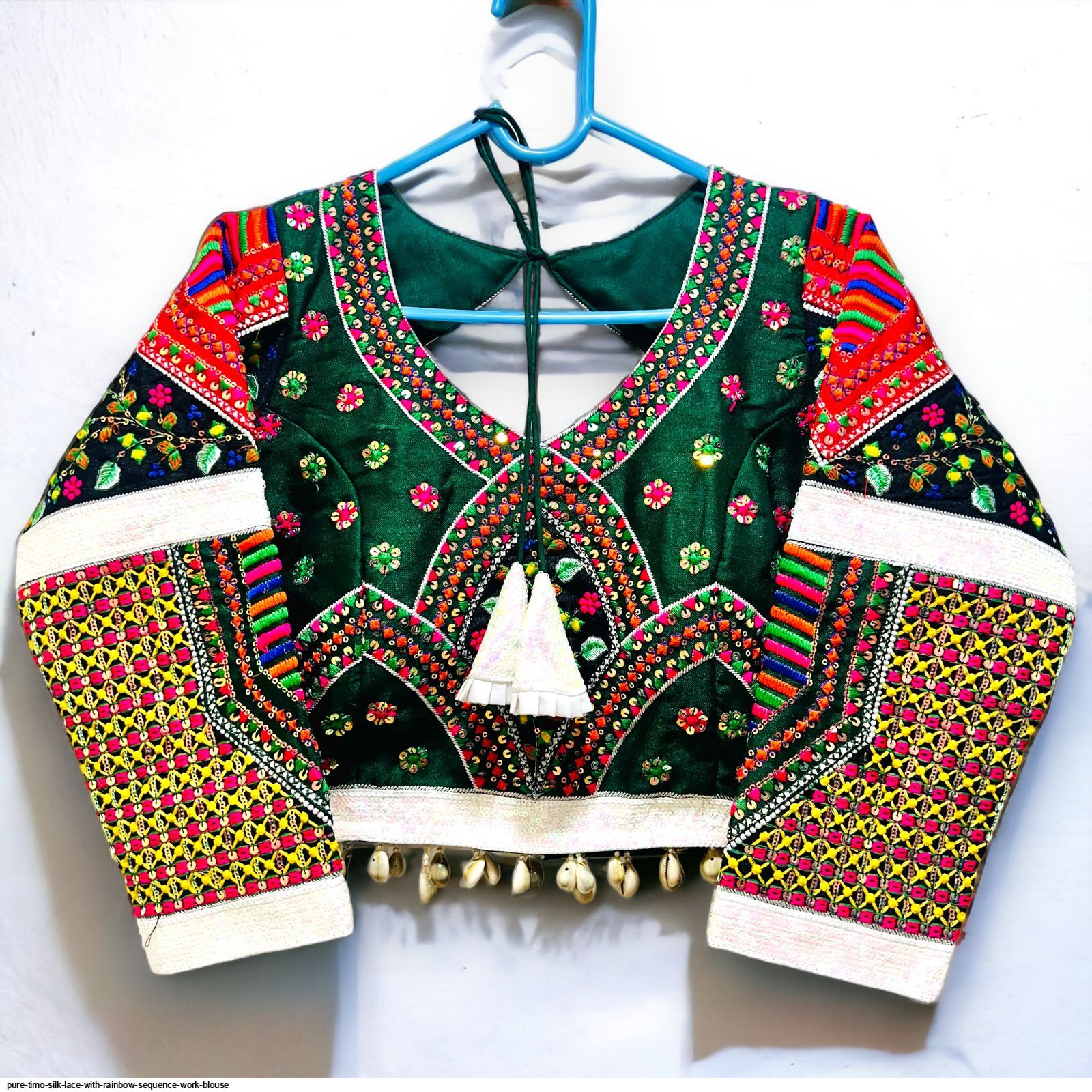 Rainbow Embroidery Blouse