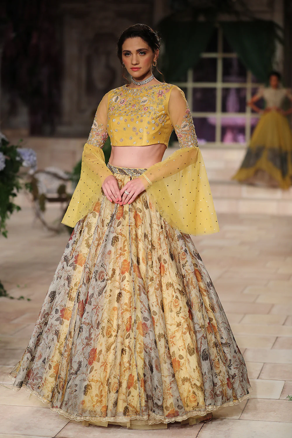 Bell Sleeve Blouse lehenga