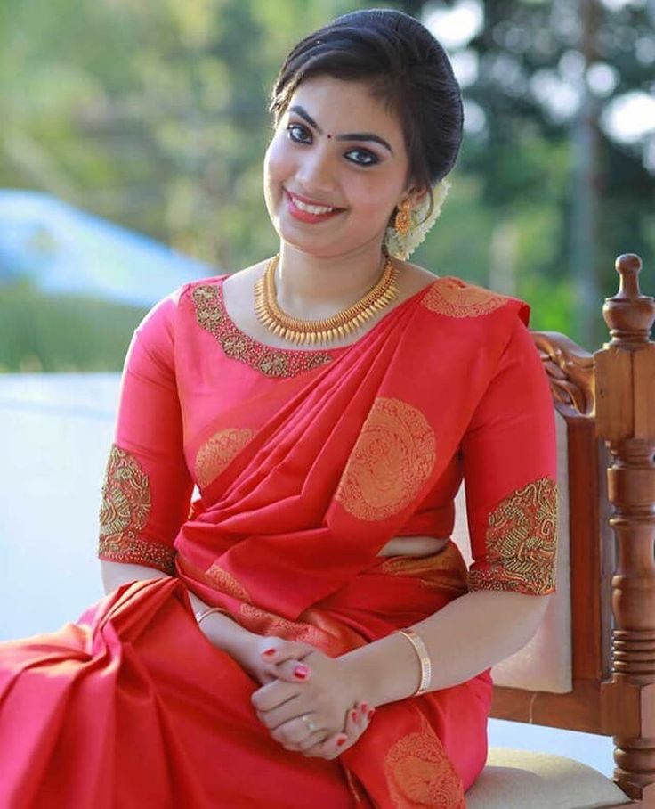 Kerala Silk Saree Blouse Designs