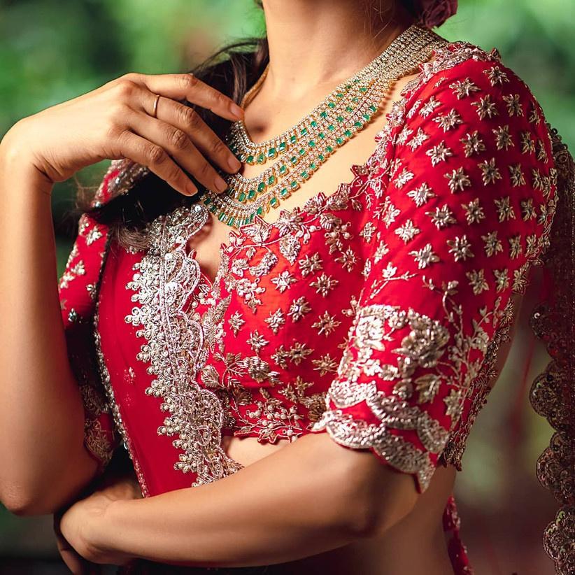 Maggam Cut Work Blouse