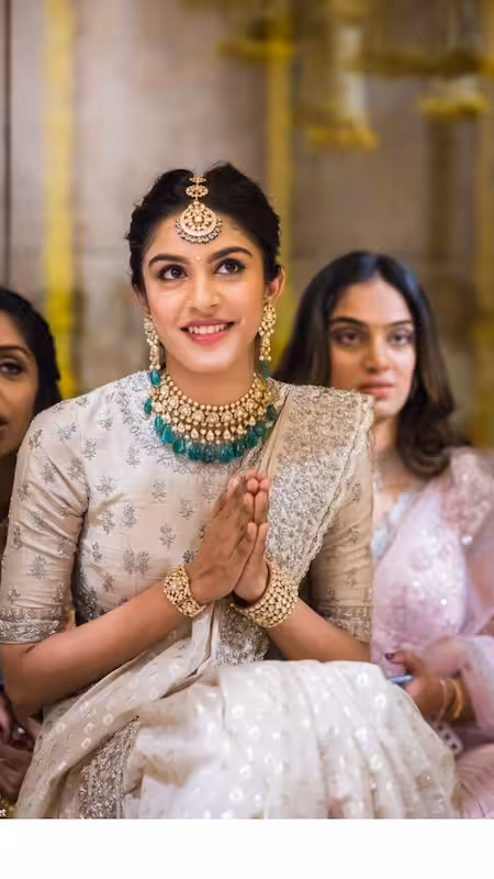 High Neck Zardosi Blouse