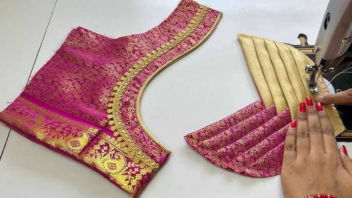 Patch Work Blouse Design Cutting