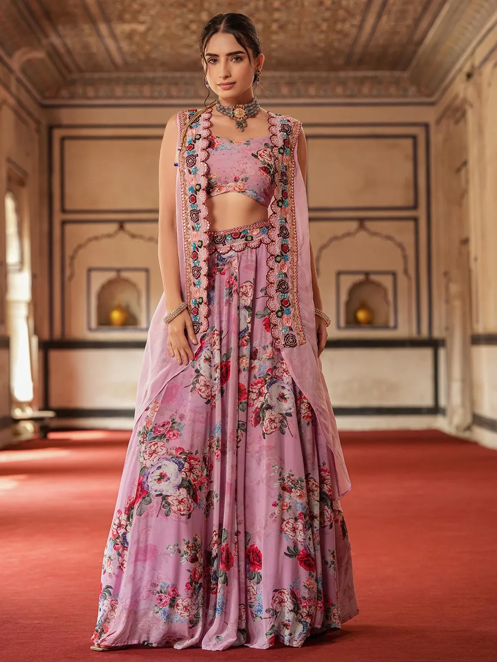 Printed Lehenga Blouse