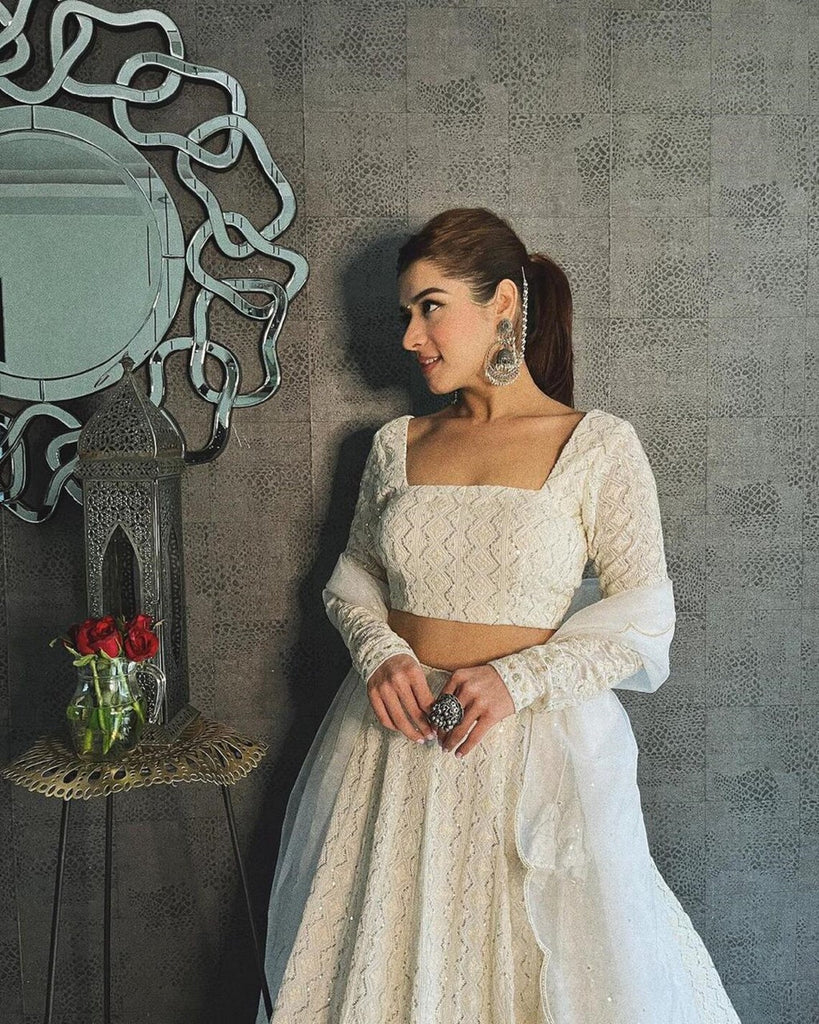 Square Neck Zardosi Blouse