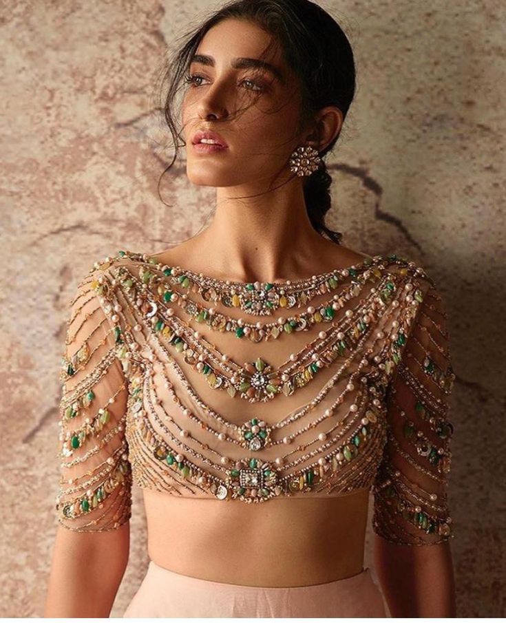 Netted blouse design