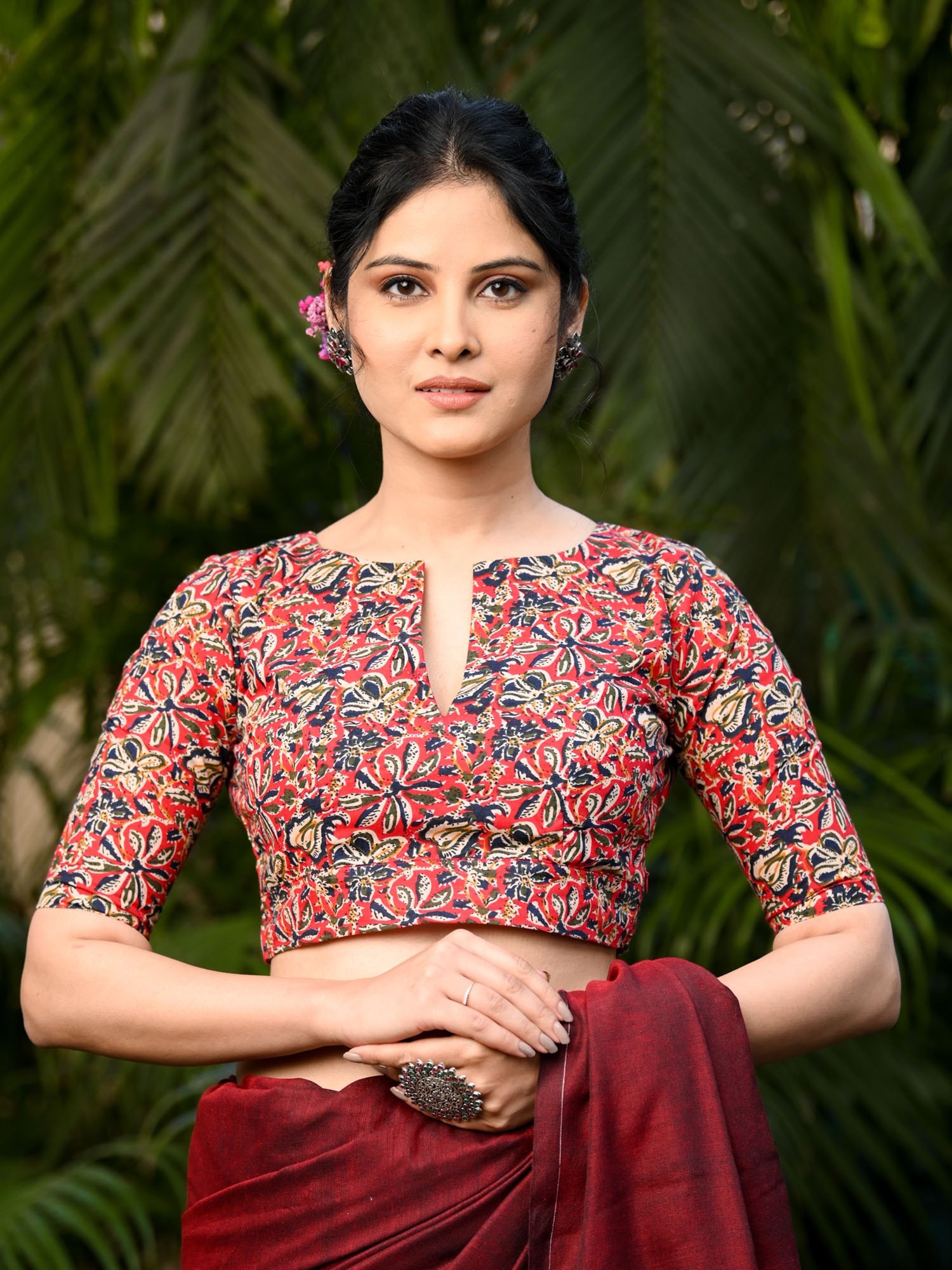 Cotton Printed Blouse Designs