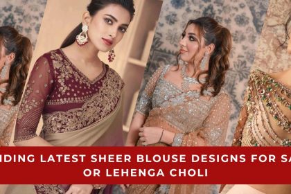 Latest Sheer Blouse Designs for Saree