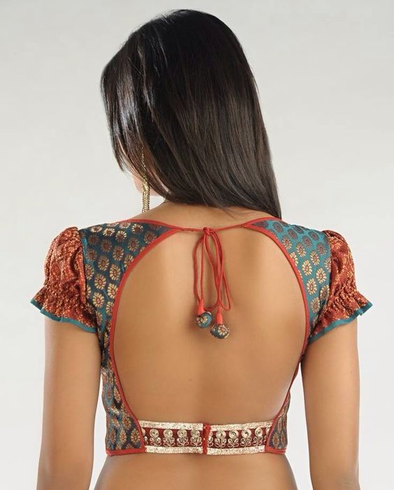 Inspiration from Back Hook Blouse Design Photos