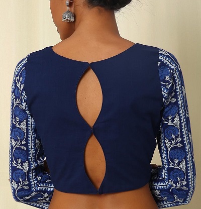 Back Hook Wala Blouse Design