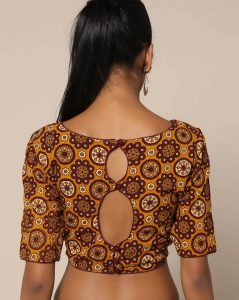 Latest Cotton Saree Blouse Designs for Women Front and Back