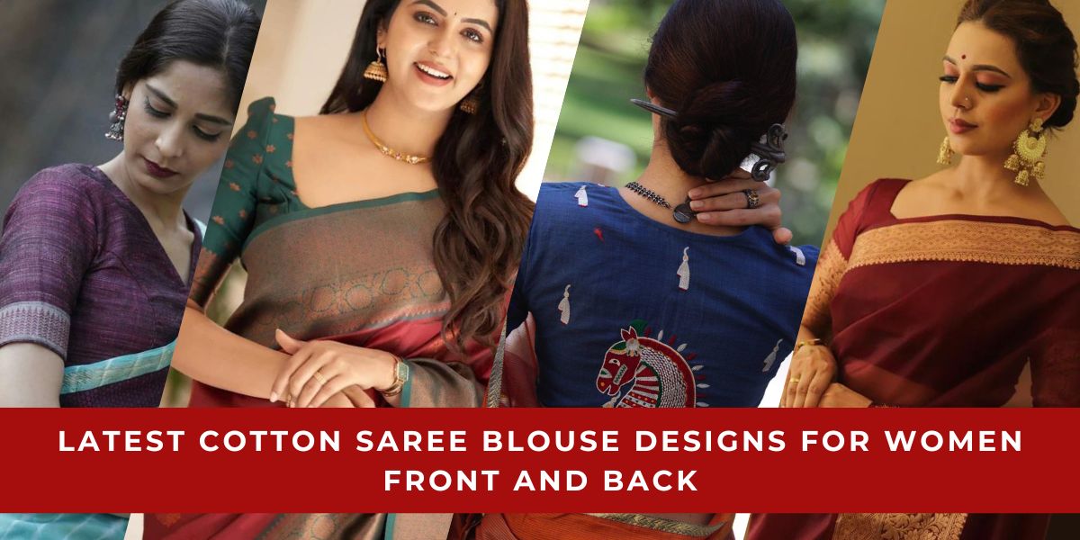 Latest design of saree blouse best sale