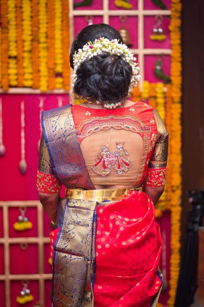 Back Design of Blouse for Weddings