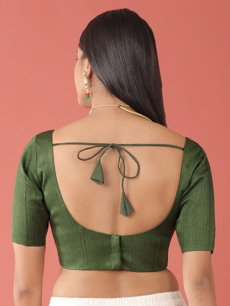 Back Open Princess Cut Blouse