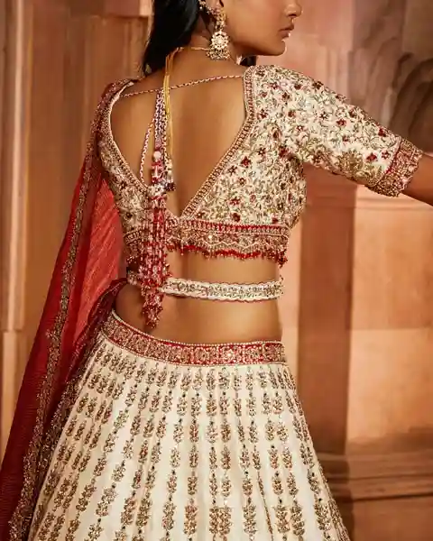 Bridal Wedding Lehenga Blouse Back Designs
