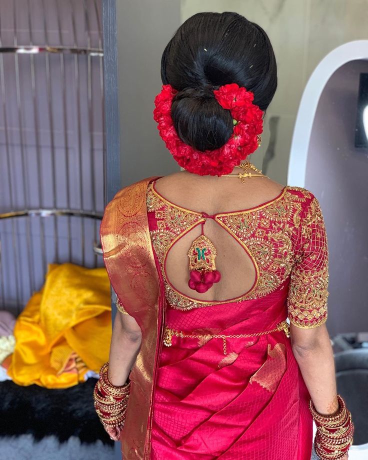 French Knot Embroidery Design for Blouse