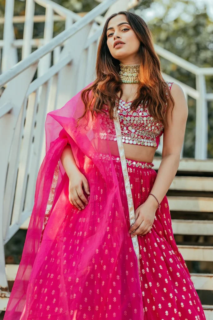 High-Neck Bridal Blouse