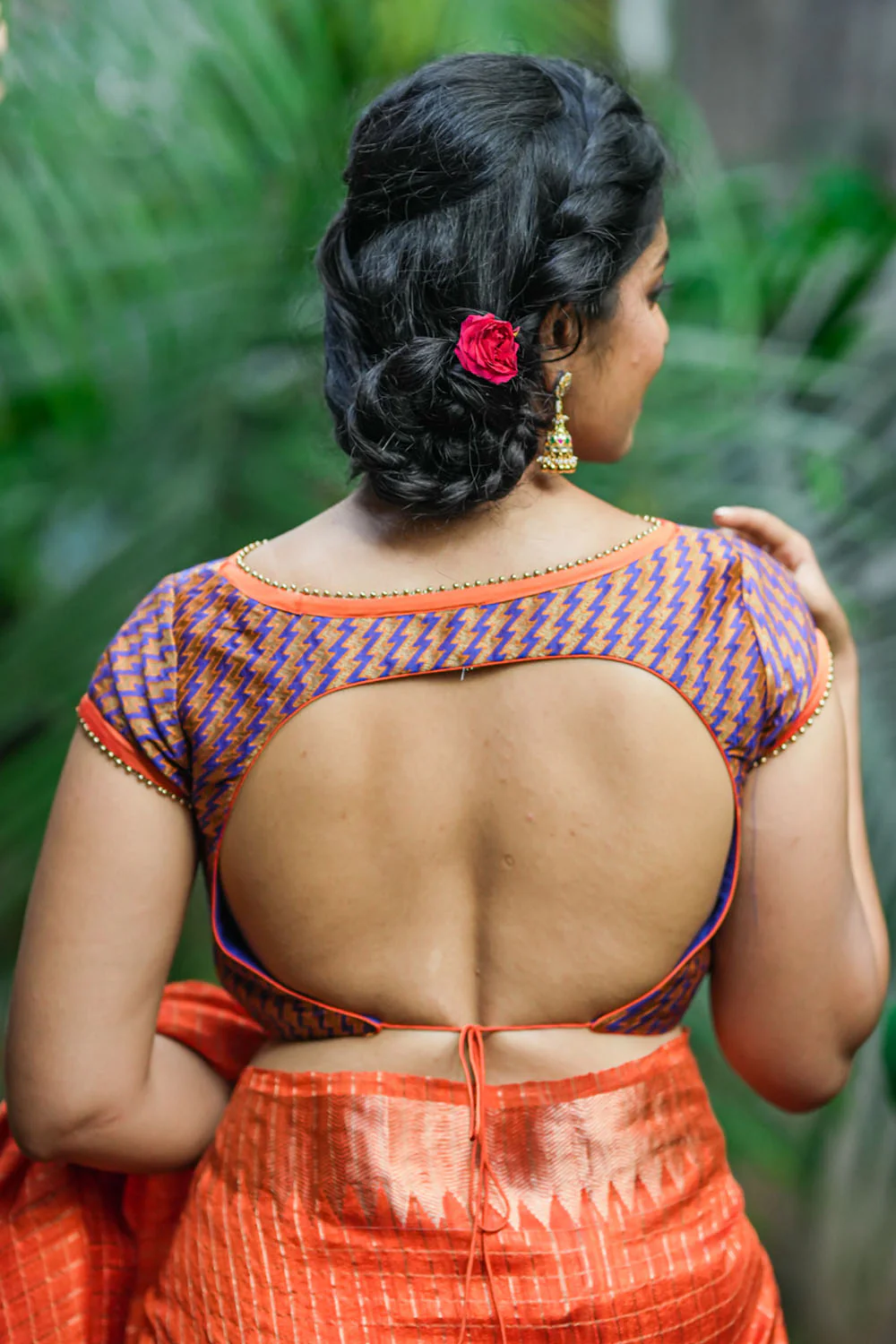 Knot Style Blouse Designs
