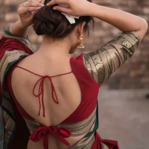 Saree Blouse Knot Designs