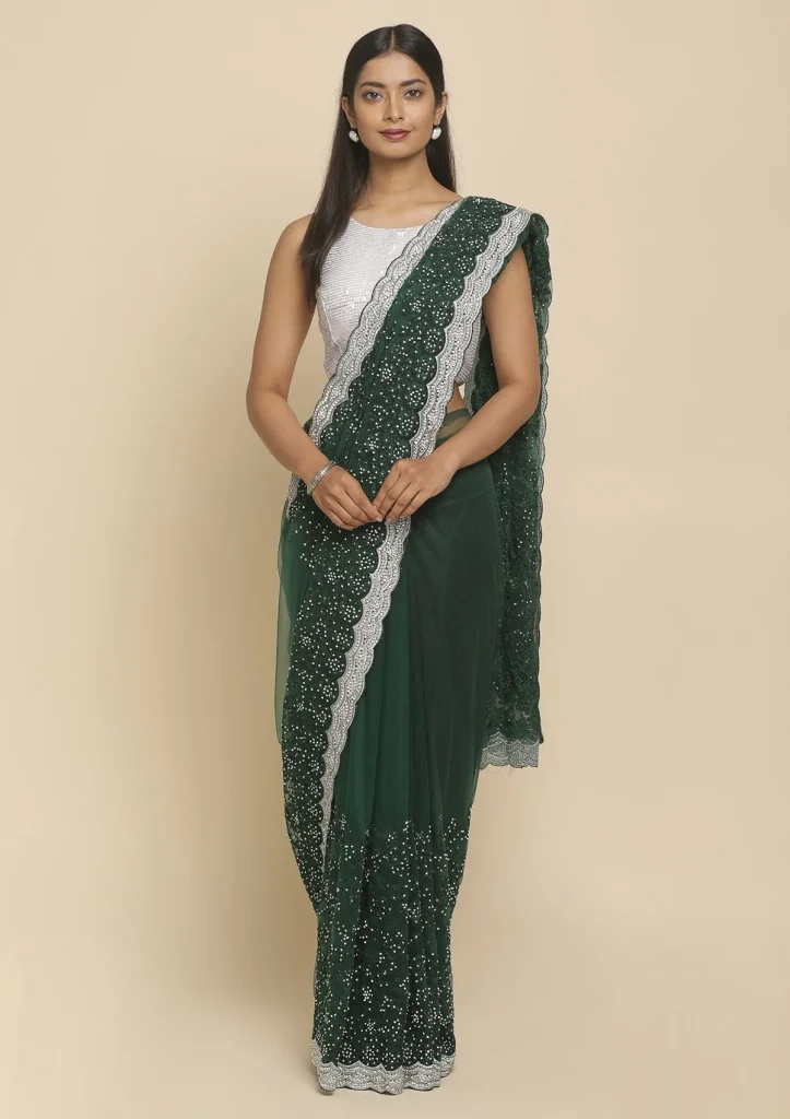 Silver Blouse Modern Glamour