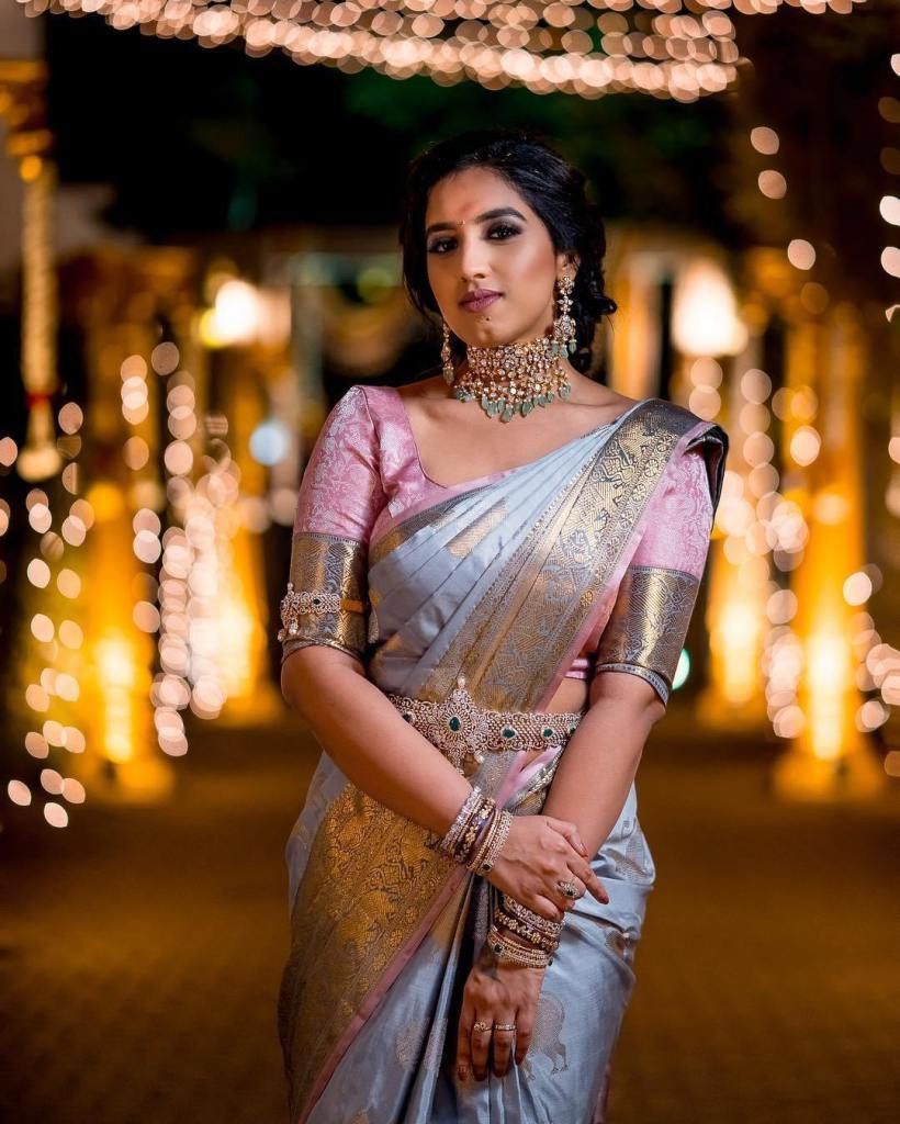 Simple Blouse Designs for Silk Sarees