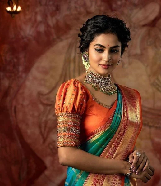 Simple Wedding Blouse Designs