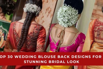Wedding Blouse Back Designs