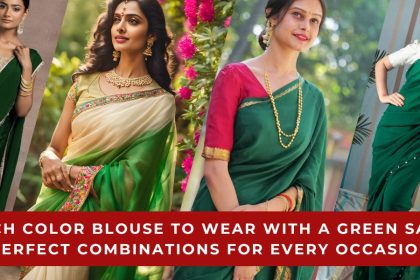Which Color Blouse to Wear with a Green Saree