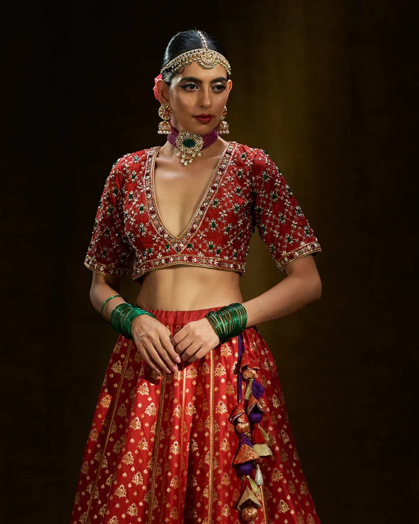 off shoulder bridal blouse