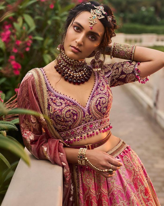 Bridal Lehenga Blouse Designs