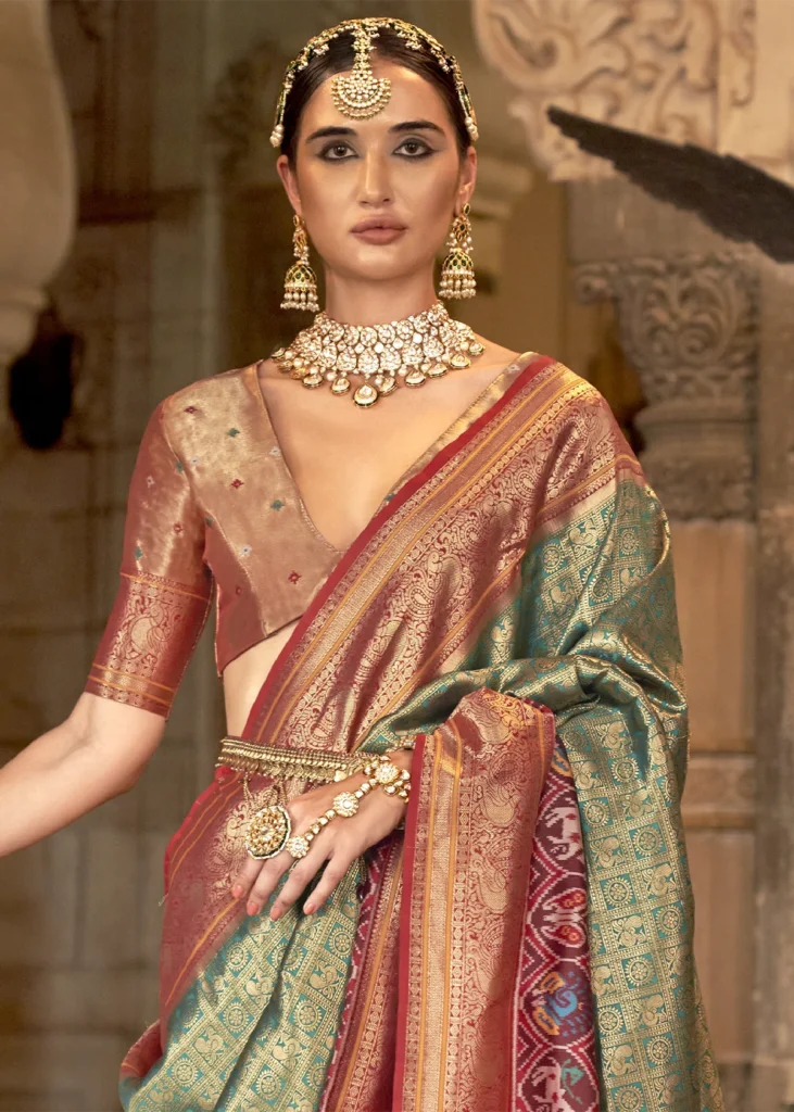 Fancy Blouse Designs for Silk Sarees
