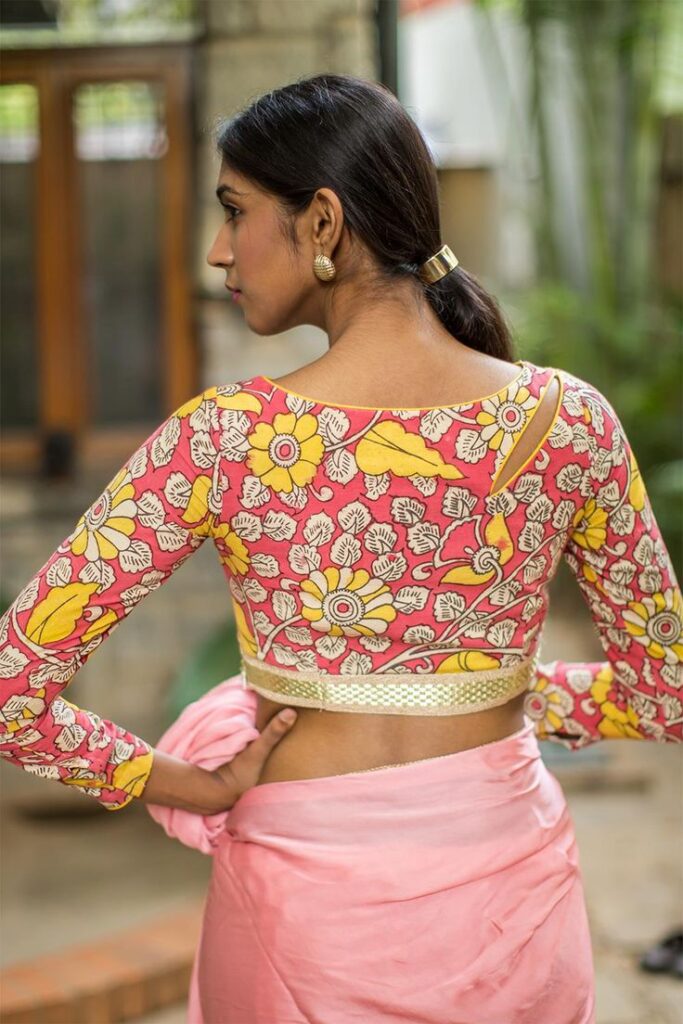 Kalamkari Blouse Designs Photos