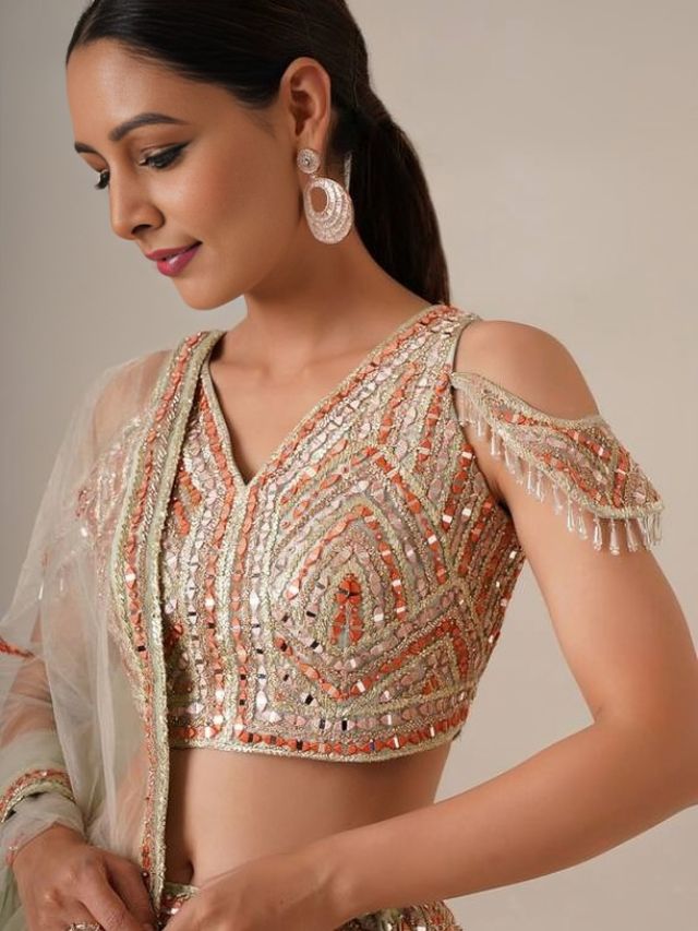 Lehenga Blouse Sleeves Designs