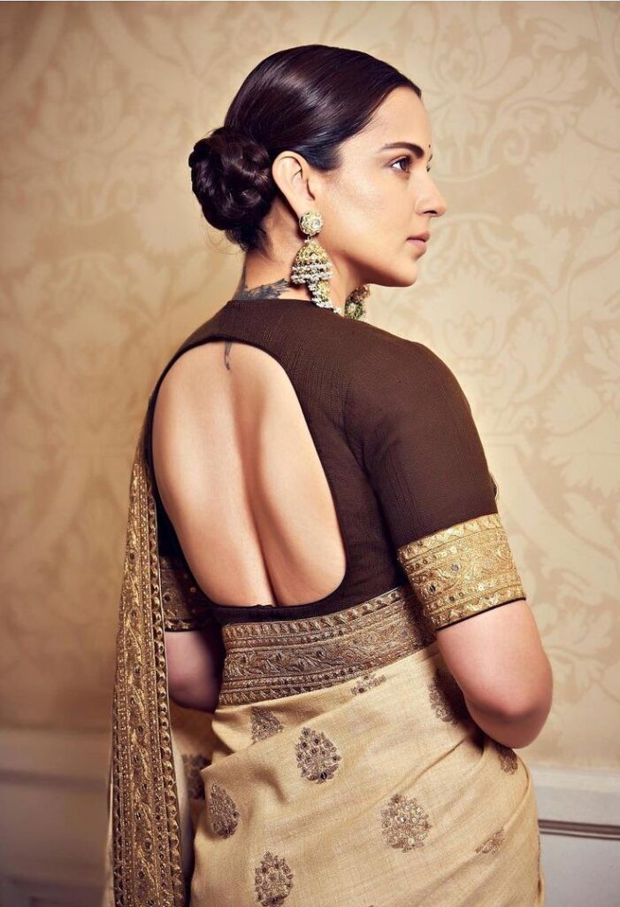Sabyasachi Blouse Back Design