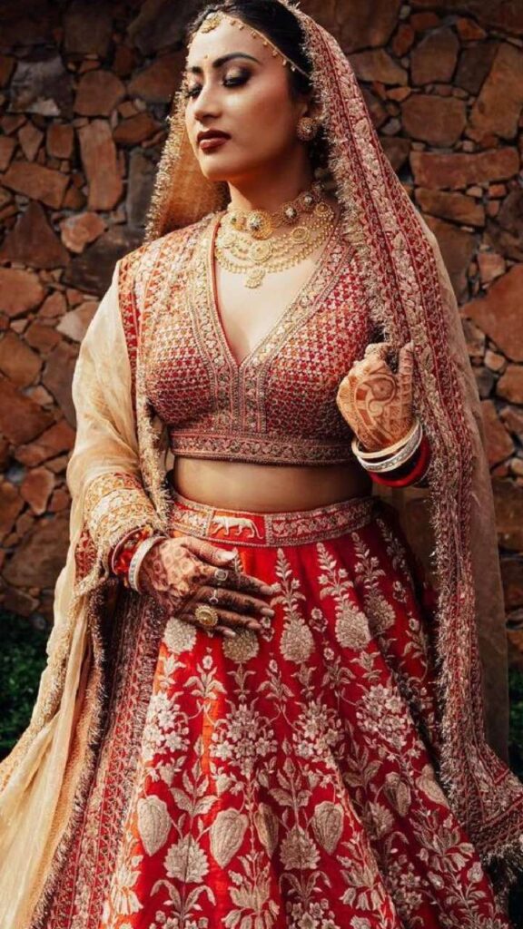 Sabyasachi Blouse Neck Designs
