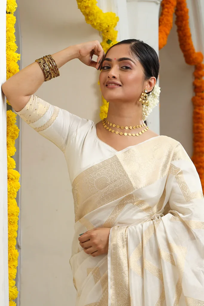 Silk Blouse Back Design