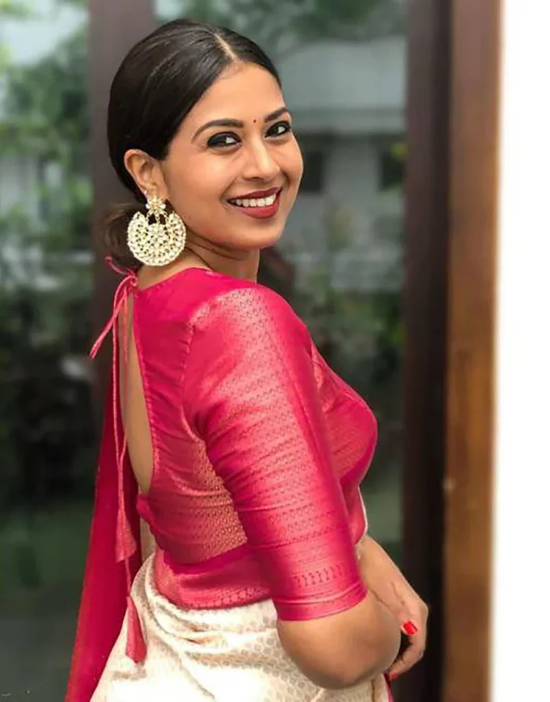 Soft Silk Saree Blouse Back Designs