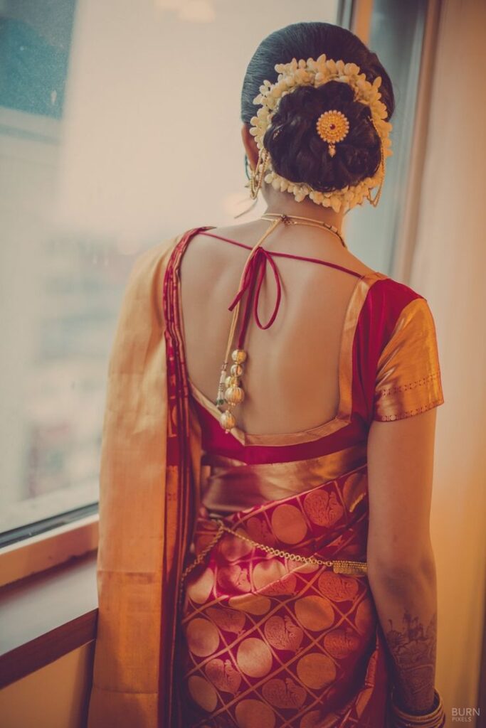 South Indian Back Blouse Design